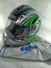 Small Shark Rsi Randy De Puniet Green Kawasaki Zx-rr Replica Motogp Helmet W Box