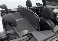 GOOD COND 2009-14 GENUINE BMW MINI R57 JCW COOPER CONVERTIBLE WIND DEFLECTOR BAG