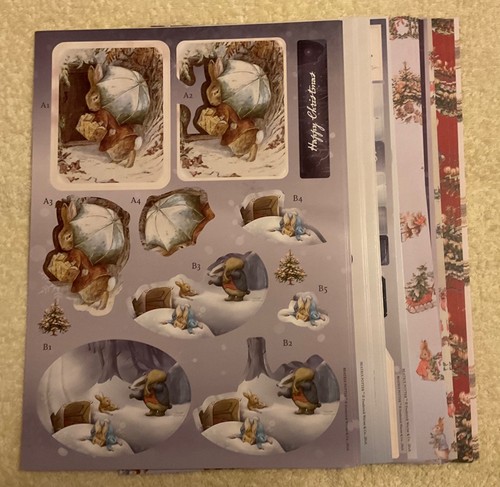 Peter rabbit card - peter, making