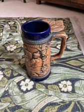 Beautiful Gerzit West German Drinking Stein With Amazing Detail 18cm