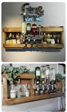Home Bar , Man Cave , Optics , Bottle Rack , Rustic, Spirits