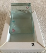 Handmade Dinky Glass Frame with hearts & horseshoes by Spaceform