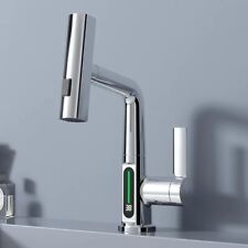 Suprills Kitchen Sink Tap with Pull Out Spray, Multifunction 360 Degree Chrome