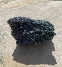 Carborundum Silicon Carbide Rough Mineral Stone Specimen Iridescent Healing 190g