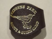 Skreens Park Scout & Guide Camp Leather Woggle