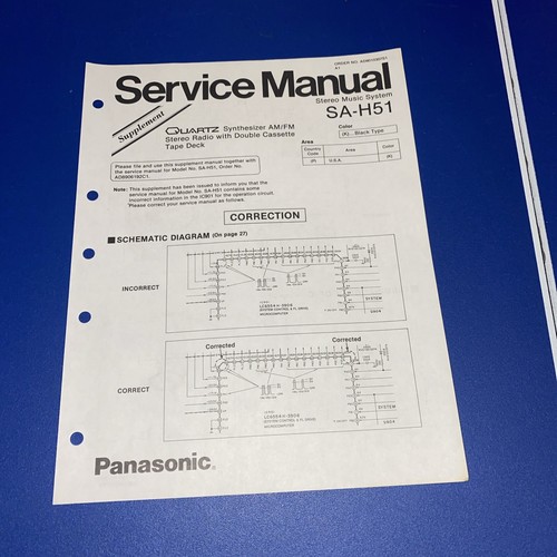 Panasonic service manual - service,