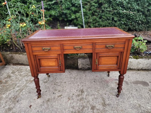Desk edwardian solid wood - edwardian,