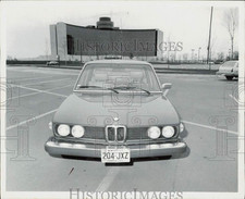 Press Photo Front of BMW Car