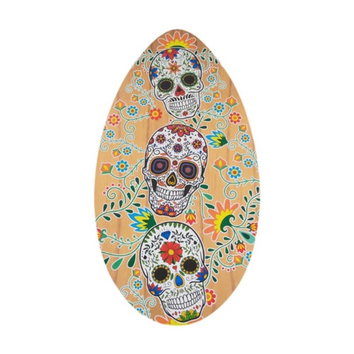 Skeleton printed skimboard - skeleton,