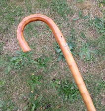 Traditional Wooden Walking Stick Made Of Bamboo
