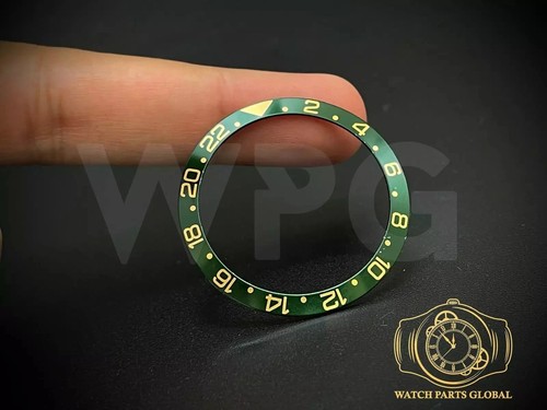 38mm green bezel ceramic watch - 38mm,