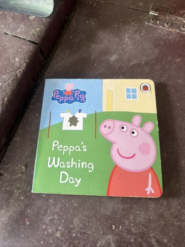Peppa washing day book - washing,