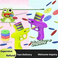 1x Foam Disc Launcher Flying Disc Handheld Shooter Indoor Game_`,. Shooting Y8T8