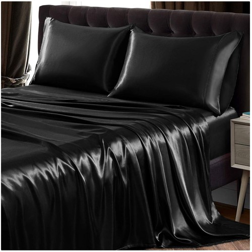 Ultra silky soft satin bed - soft,