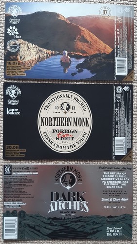 Northern monk beer can - 3x,