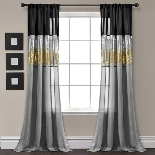 Glamorous night sky curtain - night,
