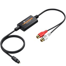 Neoteck 192KHZ DAC Converter SPDIF Toslink to RCA Optical Cable Audio Adapter