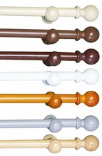 28MM WOOD EYELET CURTAIN POLE