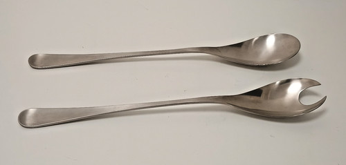 Old hall salad servers - old,