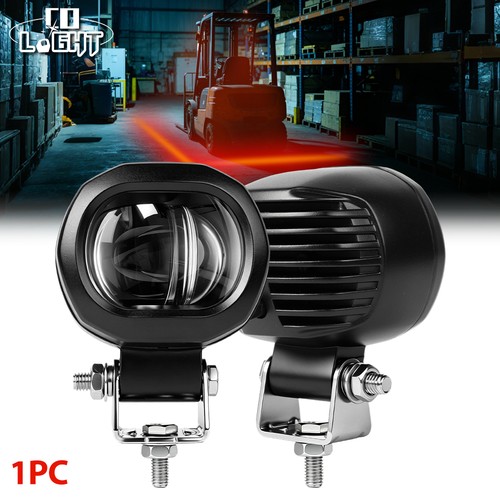 Red led forklift truck - led,