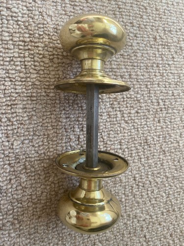 Antique brass door knobs - antique,