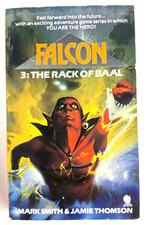 Rare Falcon #3: The Rack of Baal RPG Adventure Gamebook Mark Smith Jamie Thomson