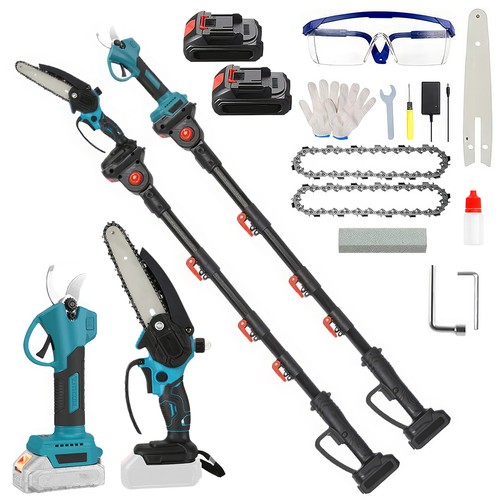Cordless pole saw - 4-in-1,
