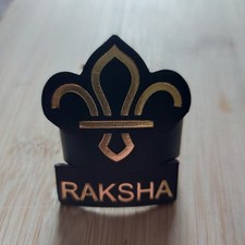 UK Scouting Cub Leader Jungle Book Leather Woggle RAKSHA