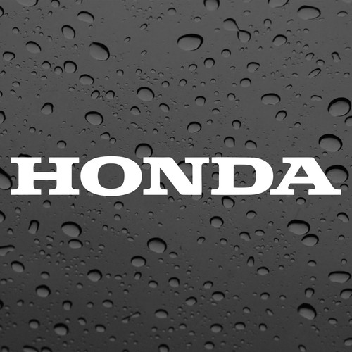 Honda pair stickers white - pair,