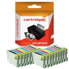 16 Non-OEM Ink Cartridge Set For Epson Stylus Photo R1800 R800 Printer