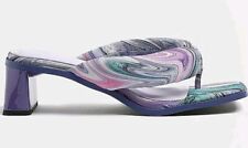 60s 70s Purple Lilac Marbelled