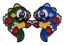 Bubble Bobble Metal Enamel Pin