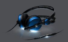 Sennheiser HD25 AMPERIOR Wired Headphones Over-ear Metallic Blue Used No Box