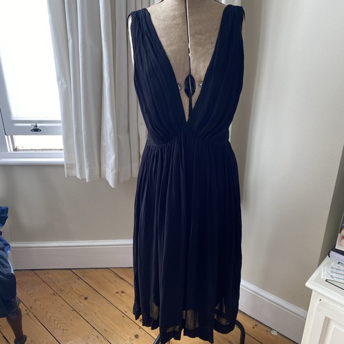 Black plunge dress kate moss - plunge,
