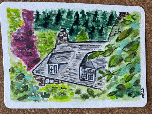 Aceo original painting - aceo,