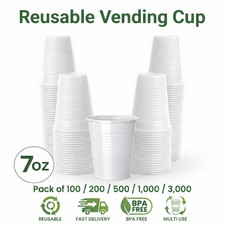 Water Drinking 7oz White Cups