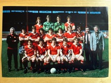 Manchester Man United 12x8" Team Photo 1975-76 Multi Hand Signed x 9 Autographs 