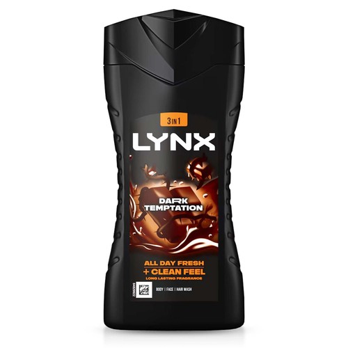 Lynx dark temptation shower - temptation,