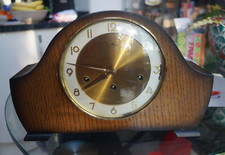 Hermle triple chime mantel clock. Westmionster/Whitt/StMichaels. SEE VIDEO