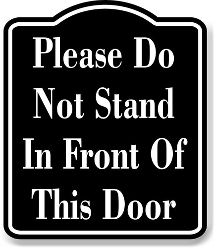 Please not stand - please,