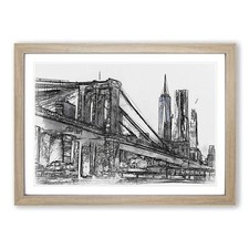 Brooklyn Bridge in New York in