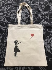 Banksy Balloon Girl 100% cotton Bag Mint un signed 