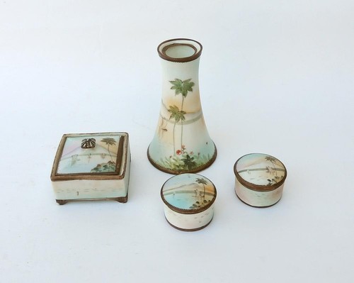 Nippon hand painted dresser - hand,