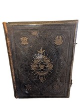 Antique 1800's Ornate Bible
