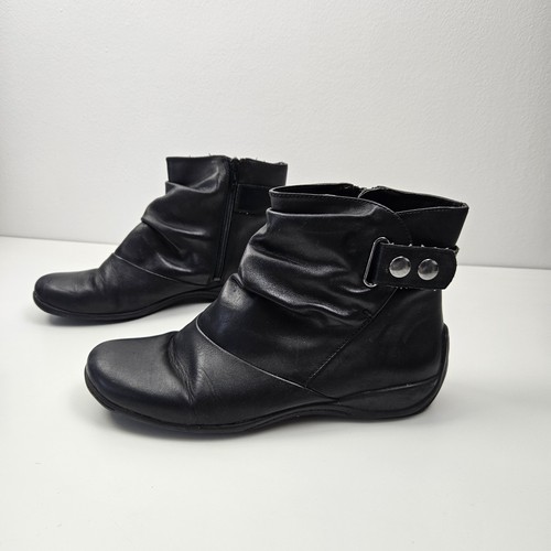 Clarks black ankle boots - clarks,