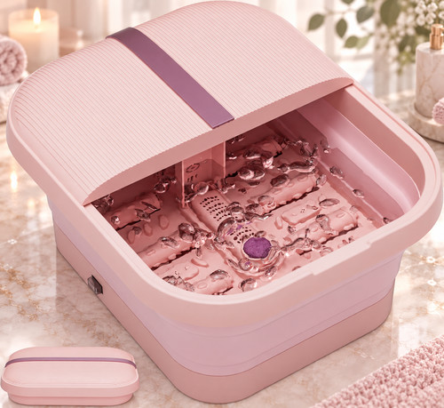 Collapsible foot spa - foot, massager