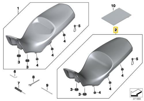 Bmw k75 f800 adventure seat - f800,