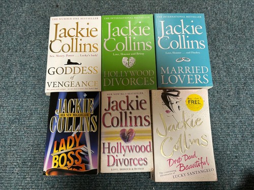 Jackie collins book - bundle, 6