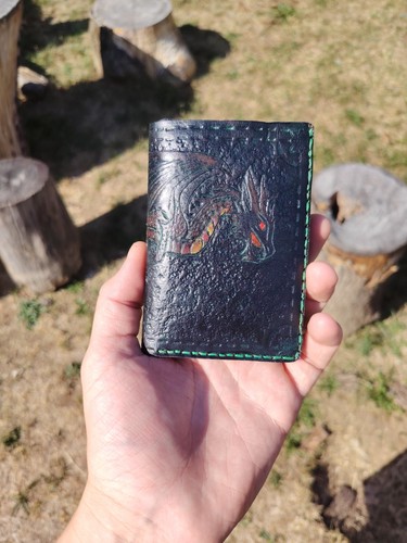 Bifold handmade leather - bifold, wallet