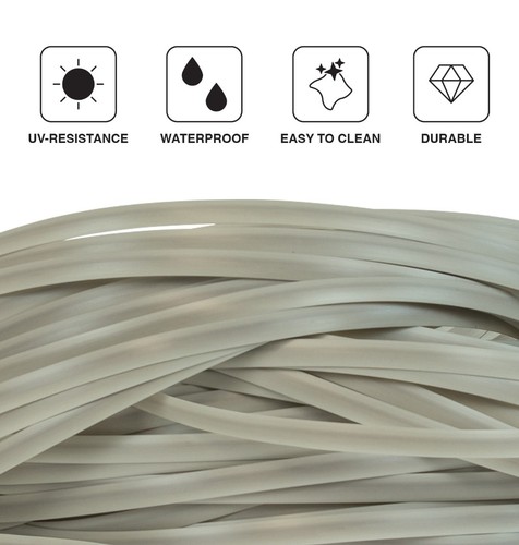 Grey rattan garden furniture - grey,